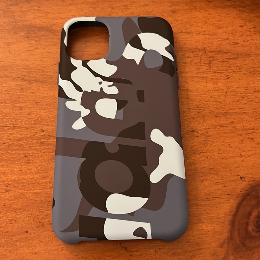 Authentic Supreme iPhone 11 case. In box never used